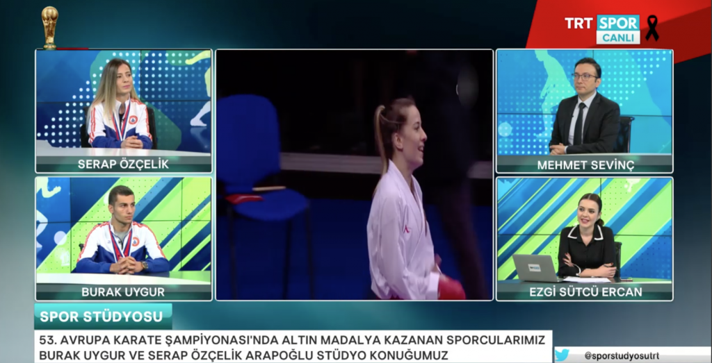 Karatenin Şampiyonları TRT Spor’a Konuk Oldu!