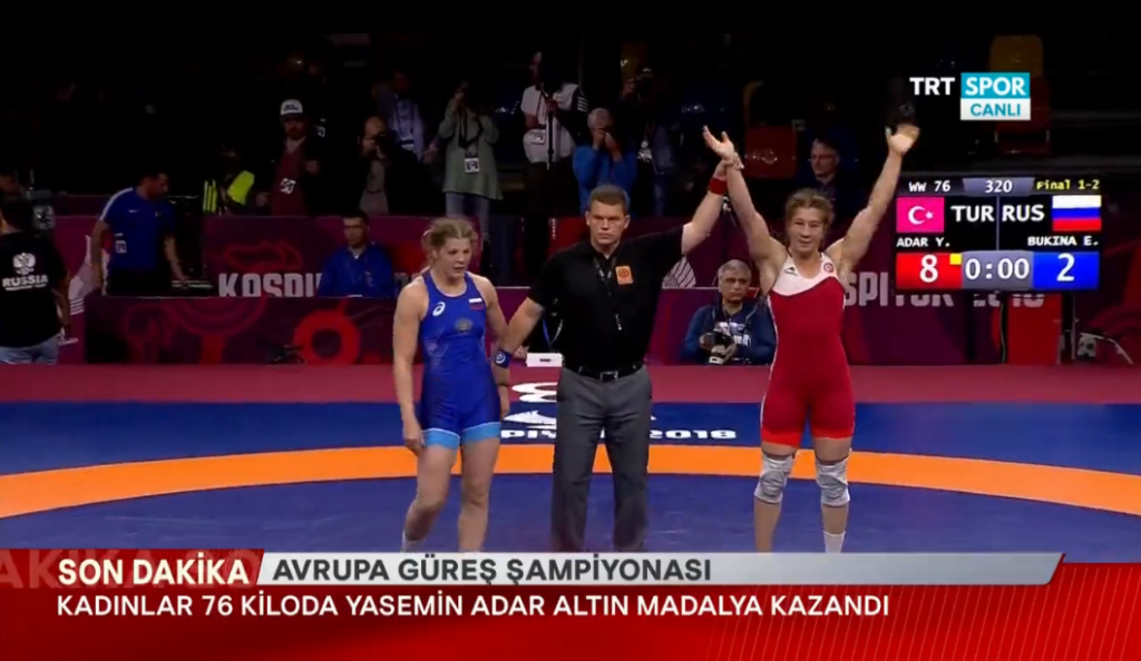 Yasemin Adar’dan Altın Madalya!