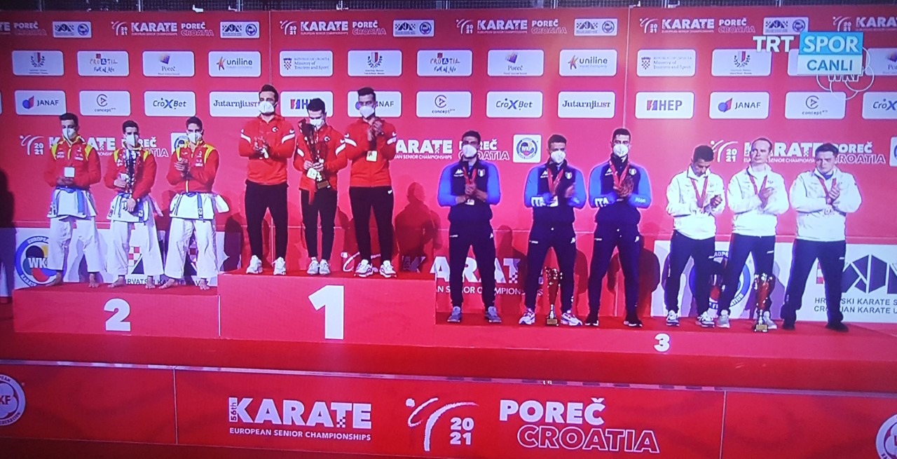 İSPANYA DİZ ÇÖKTÜ! ERKEK KATA MİLLİ TAKIMIMIZ ŞAMPİYON