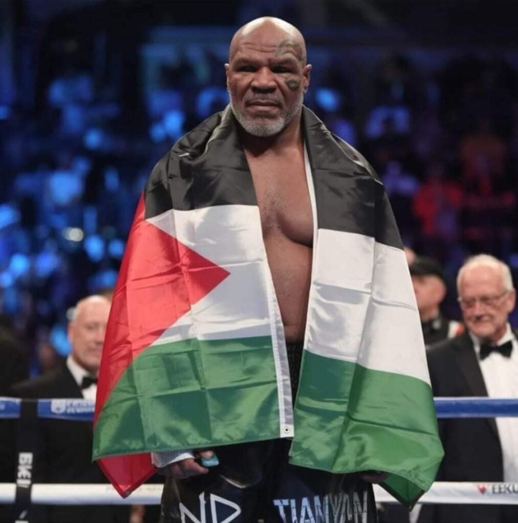 YAPAY ZEKA İLE MİKE TYSON’A FİLİSTİN BAYRAĞI!