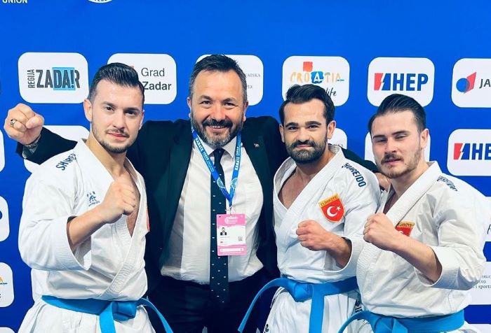 Kata Milli Takımı ve Başkan Aslan Abid Uğuz