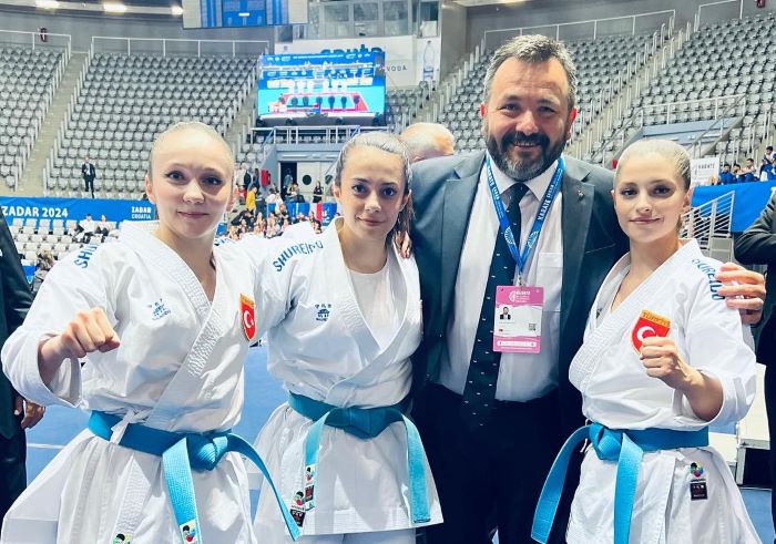 Başkan tatamide ve Millilerimizin yanında