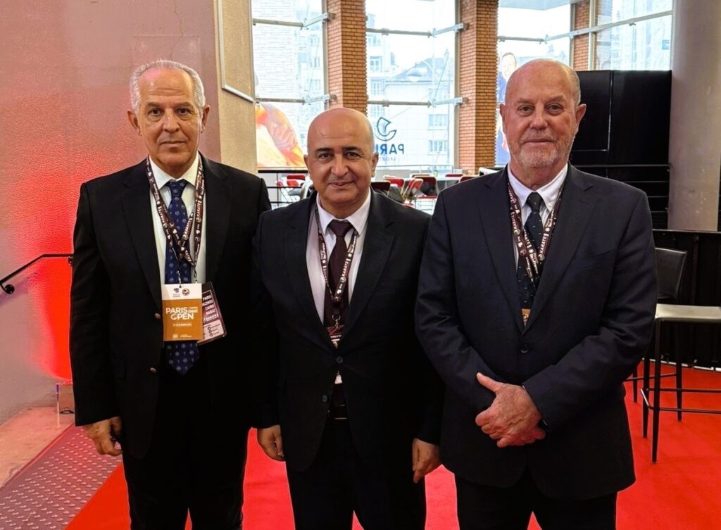 TKF BAŞKANI ERCÜMENT TAŞDEMİR, ANTONİO ESPİNOS İLE BİRARAYA GELDİ