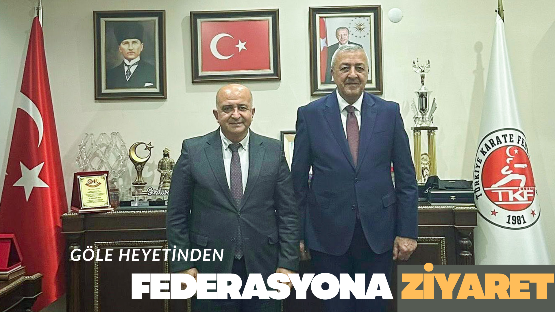 Göle Heyetinden Federasyona Ziyaret