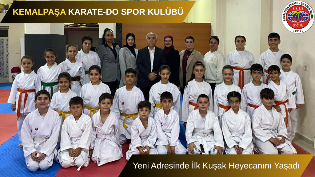 Kemalpaşa Karate-Do Spor Kulübü Yeni Salonunda İlk Kuşak Sınavını Gururla Gerçekleştirdi