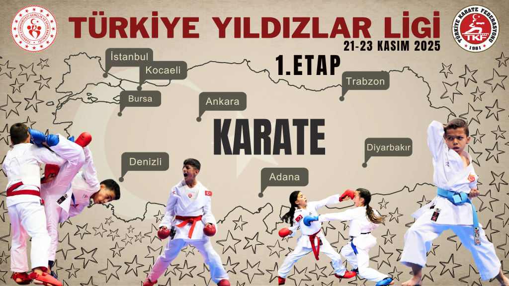 Türkiye Yıldızlar Ligi Başlıyor: Genç Karateciler Sahneye Çıkıyor!