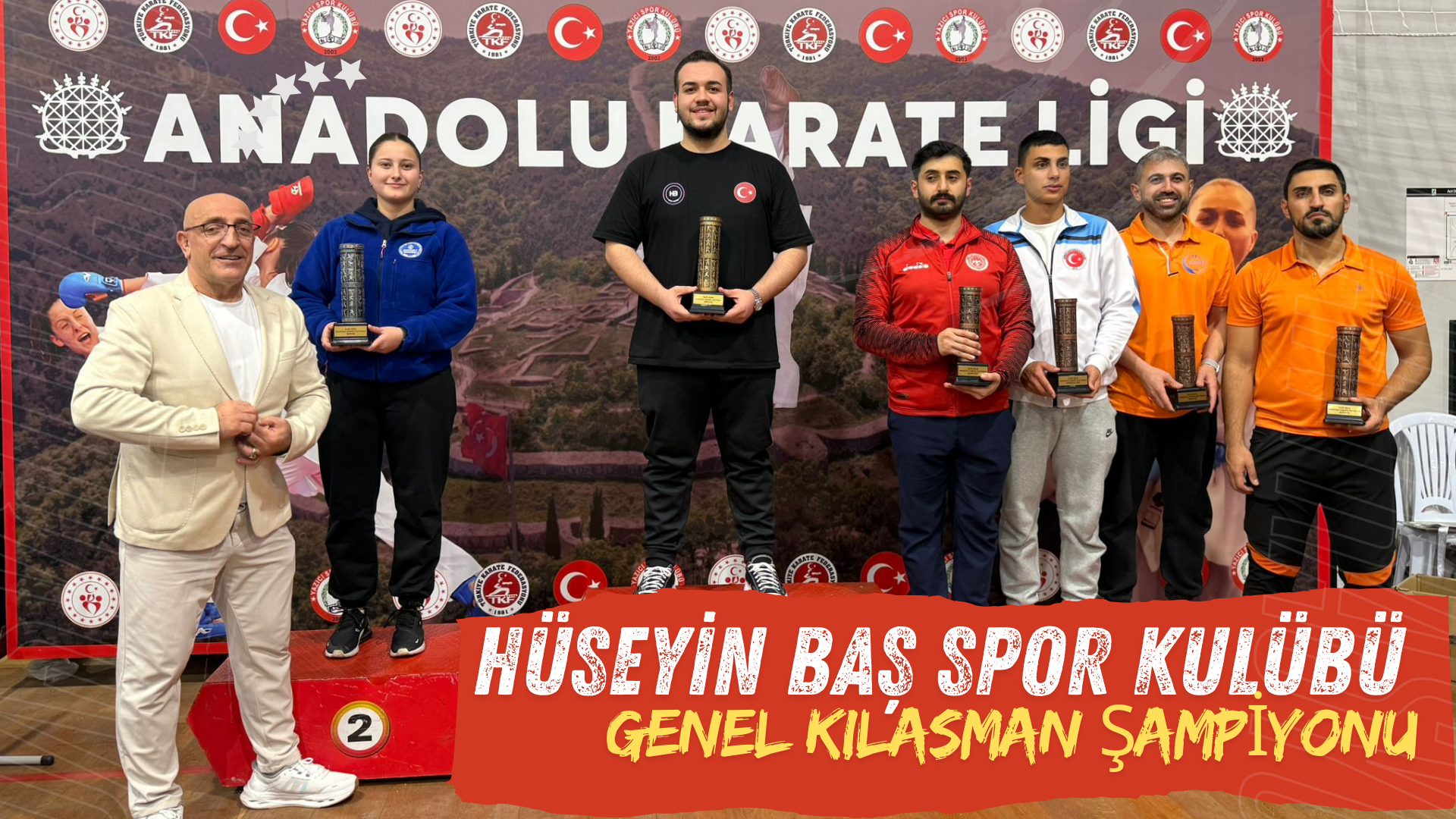 HÜSEYİN BAŞ KARATE SPOR KULÜBÜ ANADOLU LİGİN ZİRVESİNDE