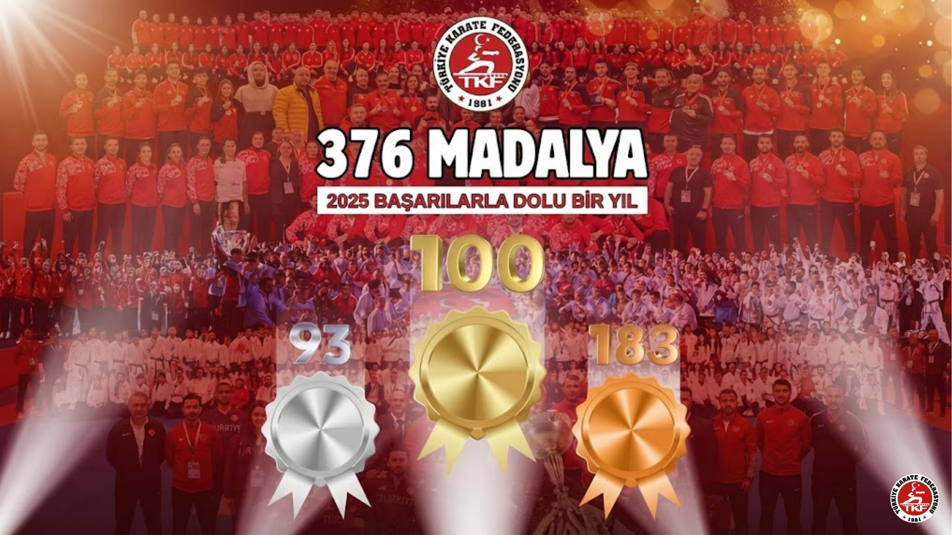 TÜRK KARATESİ 2025’TE ZİRVEYE KOŞTU: 376 MADALYA