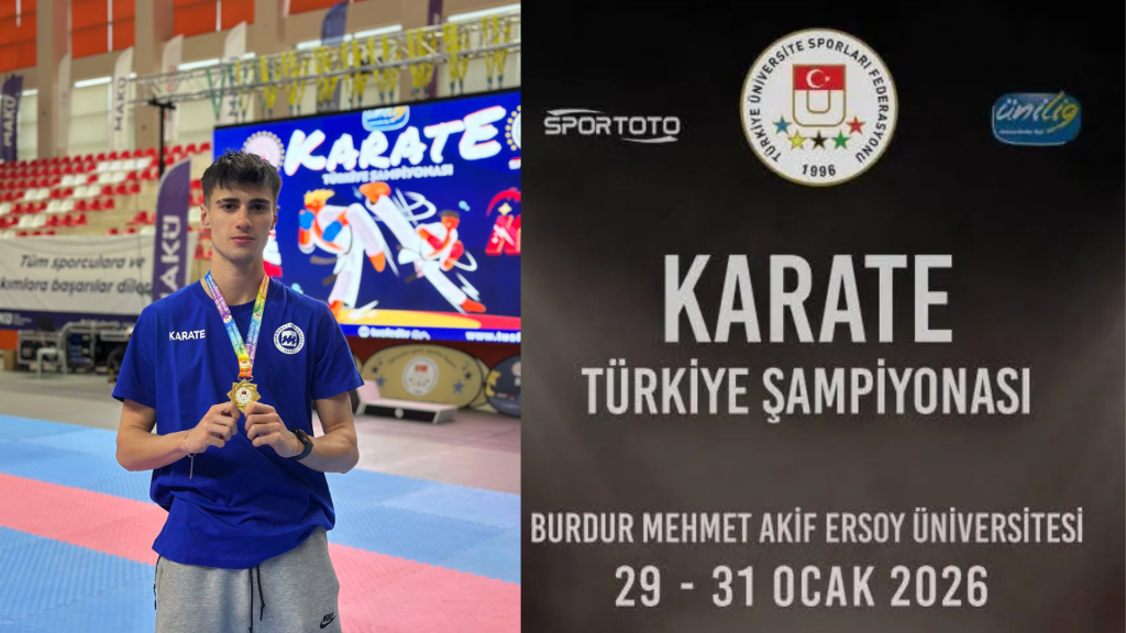Kocaeli’nin Gururu Mert Halıcı Ünilig’de Türkiye Şampiyonu