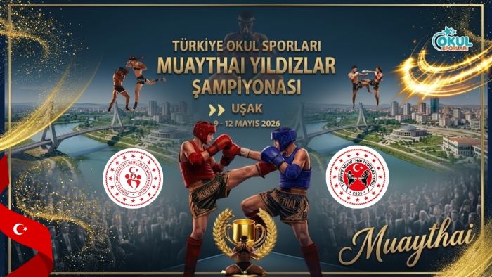 "Sporu Tabana Yayma" vizyonu doğrultusunda, Okul Sporları ve Türkiye Muay Thai Federasyonu’nun büyük bir titizlikle organize ettiği Yıldızlar Türkiye Şampiyonası için geri sayım başladı.