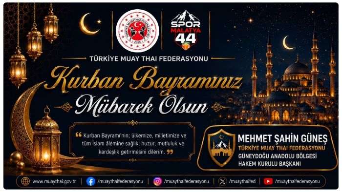 GÜNEYDOĞU ANADOLU BÖLGESİ HAKEM KURULU BAŞKANI MEHMET ŞAHİN GÜNEŞ’DEN BAYRAM MESAJI