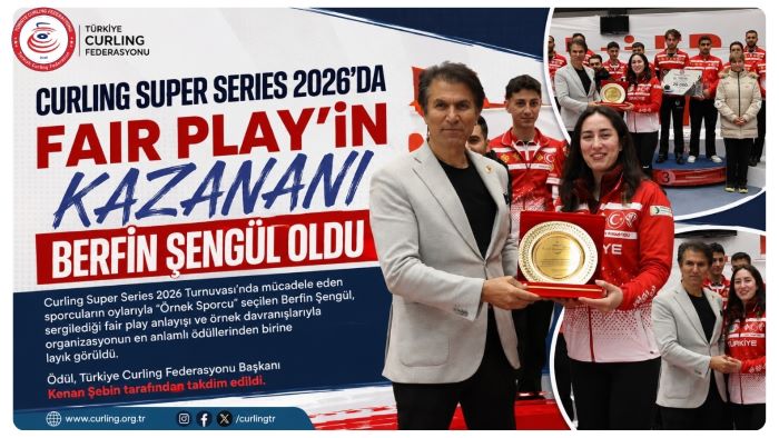 Curling Super Series 2026’Da “Örnek Sporcu” Ödülü Berfin Şengül’e Verildi