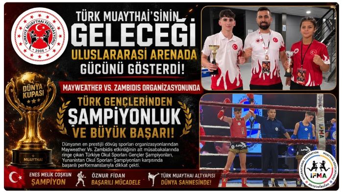 Mayweather Vs. Zambidis Organizasyonunda Türk Gençlerinden Şampiyonluk Ve Büyük Başarı