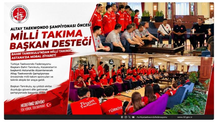 Bahri Tanrıkulu’ndan Milli Takıma Astana’da Moral Ziyareti
