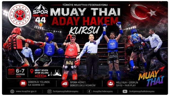 ADANA’DA MUAYTHAİ ADAY HAKEM KURSU DÜZENLENİYOR…