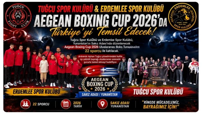 AEGEAN BOXİNG CUP 2026’YA TUĞCU VE ERDEMLER SPOR KULÜBÜ BİRLİKTE KATILACAK