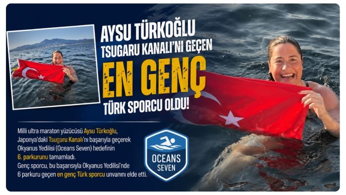 Aysu Türkoğlu, Tsugaru Kanalı’nı Geçen En Genç Türk Sporcu Oldu