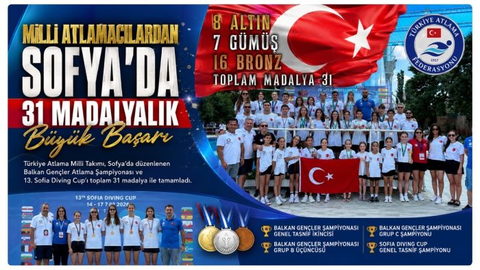Milli Atlamacılardan Sofya’da 31 Madalyalık Büyük Başarı