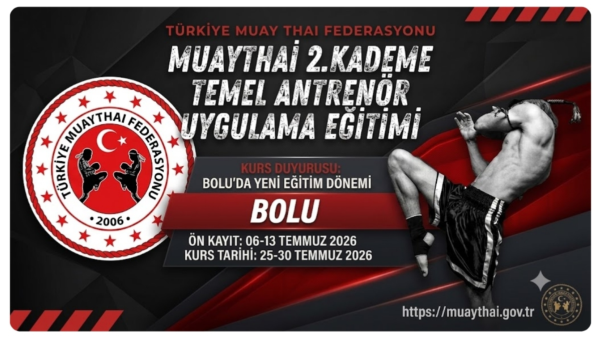 Muaythai 2. Kademe Temel Antrenör Uygulama Eğitimi Başvuruları Başladı