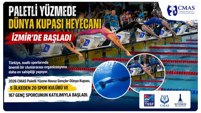 Paletli Yüzmede Dünya Kupası Heyecanı İzmir’de Başladı