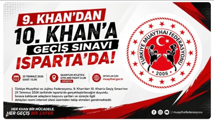 9. Khan’dan 10. Khan’a Geçiş Sınavı Isparta’da Düzenlenecek