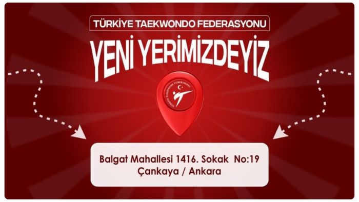 Türkiye Taekwondo Federasyonu Yeni Merkez Ofisinde Hizmet Vermeye Başladı
