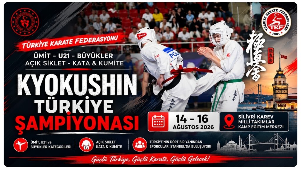 Türkiye Ümit, U21 Ve Büyükler Açık Sıklet Kyokushin Şampiyonası İstanbul’da Düzenlenecek