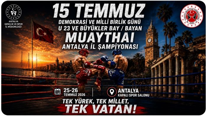 Antalya Muaythai’de Tarihi Yenilik: U23 Ringde, Elit Büyükler Tatamide Yarışacak