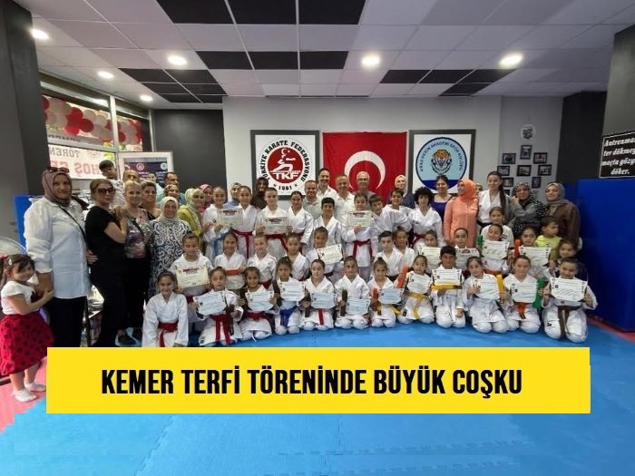 Aras Derin Akademi’de Büyük Coşku: 2. Dönem Kemer Terfi Sınavı Yapıldı