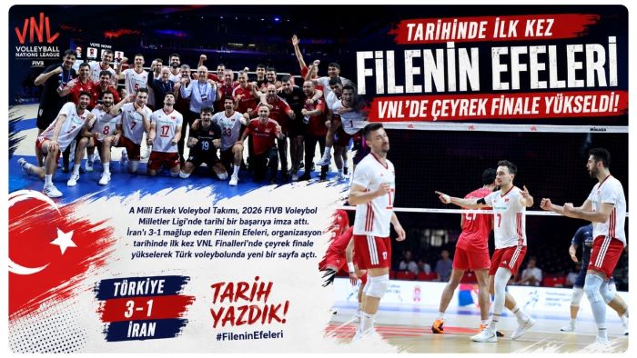 Filenin Efeleri Tarihinde İlk Kez VNL’de Çeyrek Finale Yükseldi