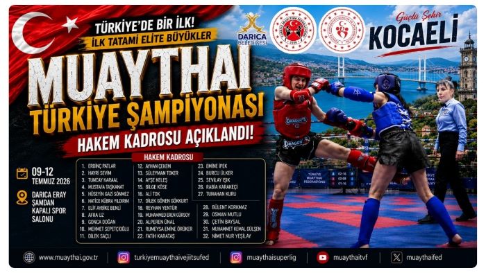 Türkiye’de Bir İlk! İlk Tatami Elite Büyükler Muaythai Türkiye Şampiyonasının Hakem Kadrosu Açıklandı