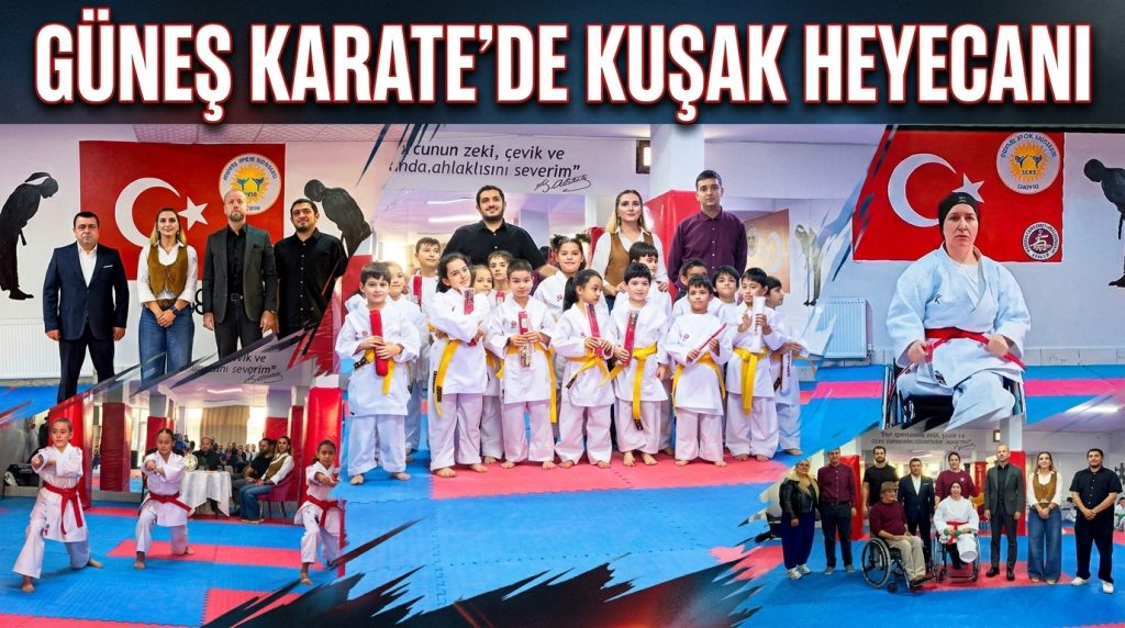 Güneş Karate’de Kuşak Heyecanı