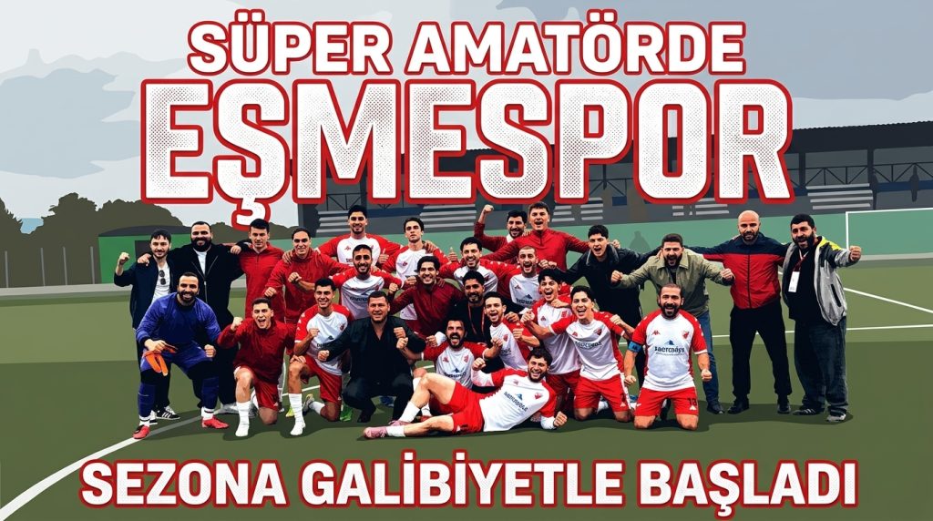 SÜPER AMATÖRDE EŞMESPOR SEZONA GALİBİYETLE BAŞLADI