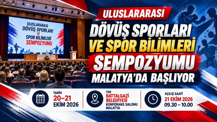 Uluslararası Dövüş Sporları Ve Spor Bilimleri Sempozyumu Yarın Malatya’da Başlayacak